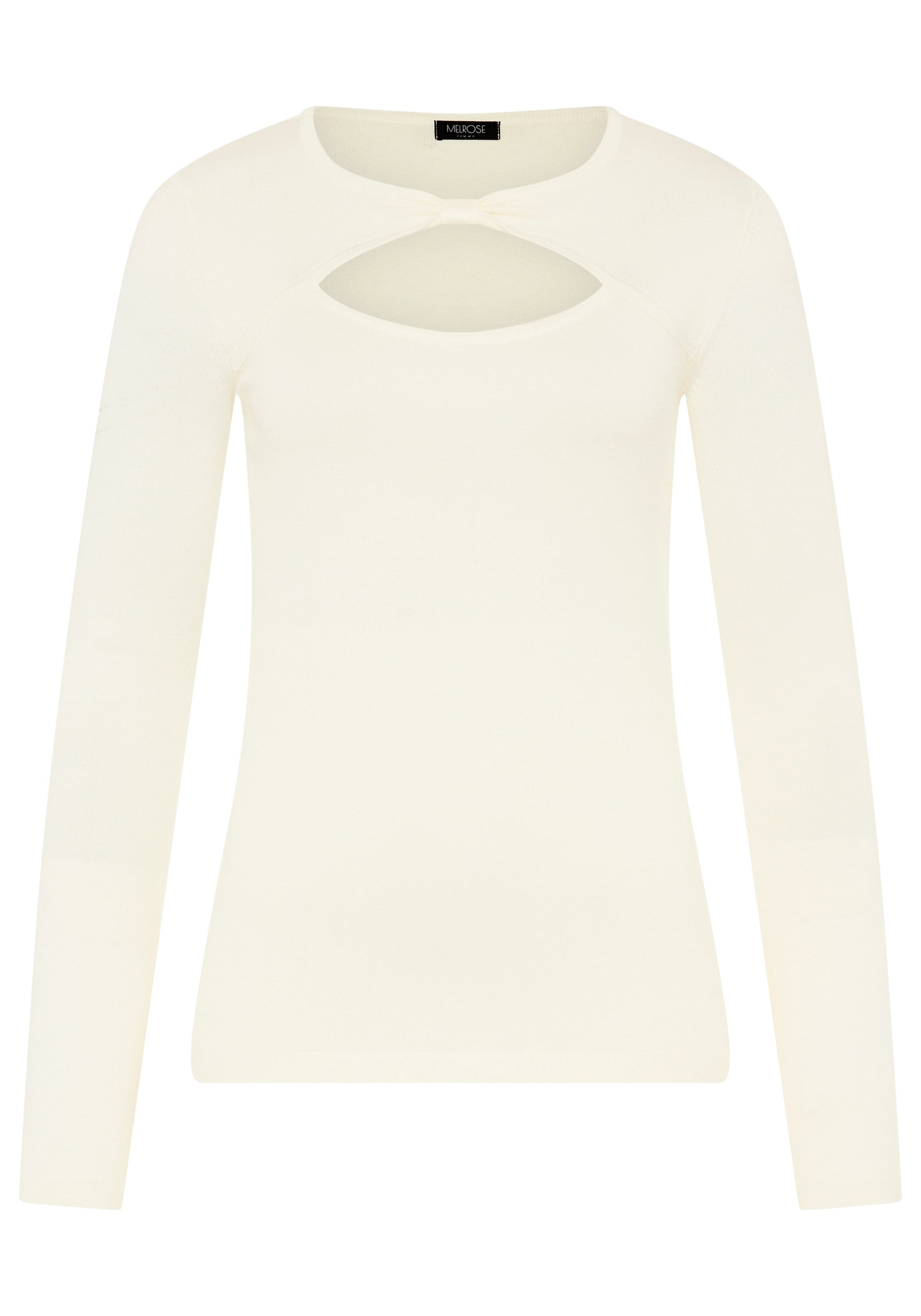 MELROSE Sweater in White: front