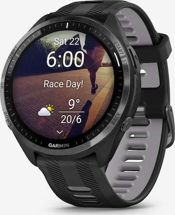 GARMIN Sportuhr 'Forerunner 965' in Schwarz: Vorderseite