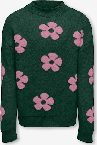 ONLY GIRLS Trui 'KOGNAJA' in Groen: voorkant