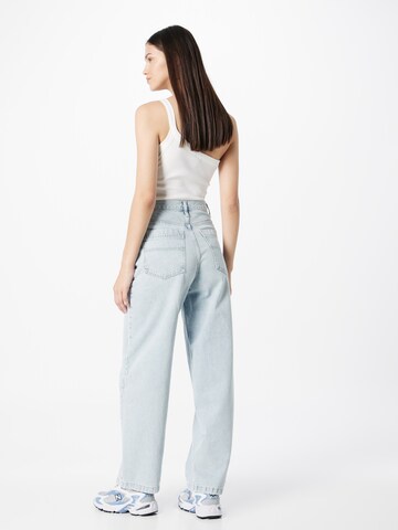 TOPSHOP Wide Leg Jeans in Blau