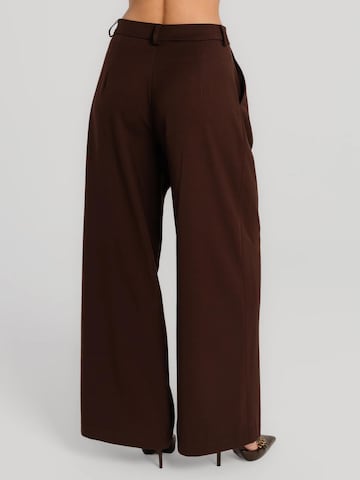 Regular Pantalon 'Estra' mandragora en marron