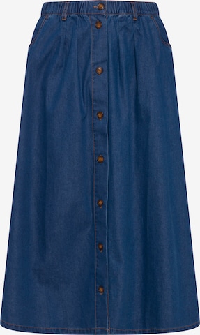 Ulla Popken Rok in Blauw: voorkant