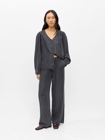 OBJECT Loose fit Jeans 'OBJFRAME LISA' in Black