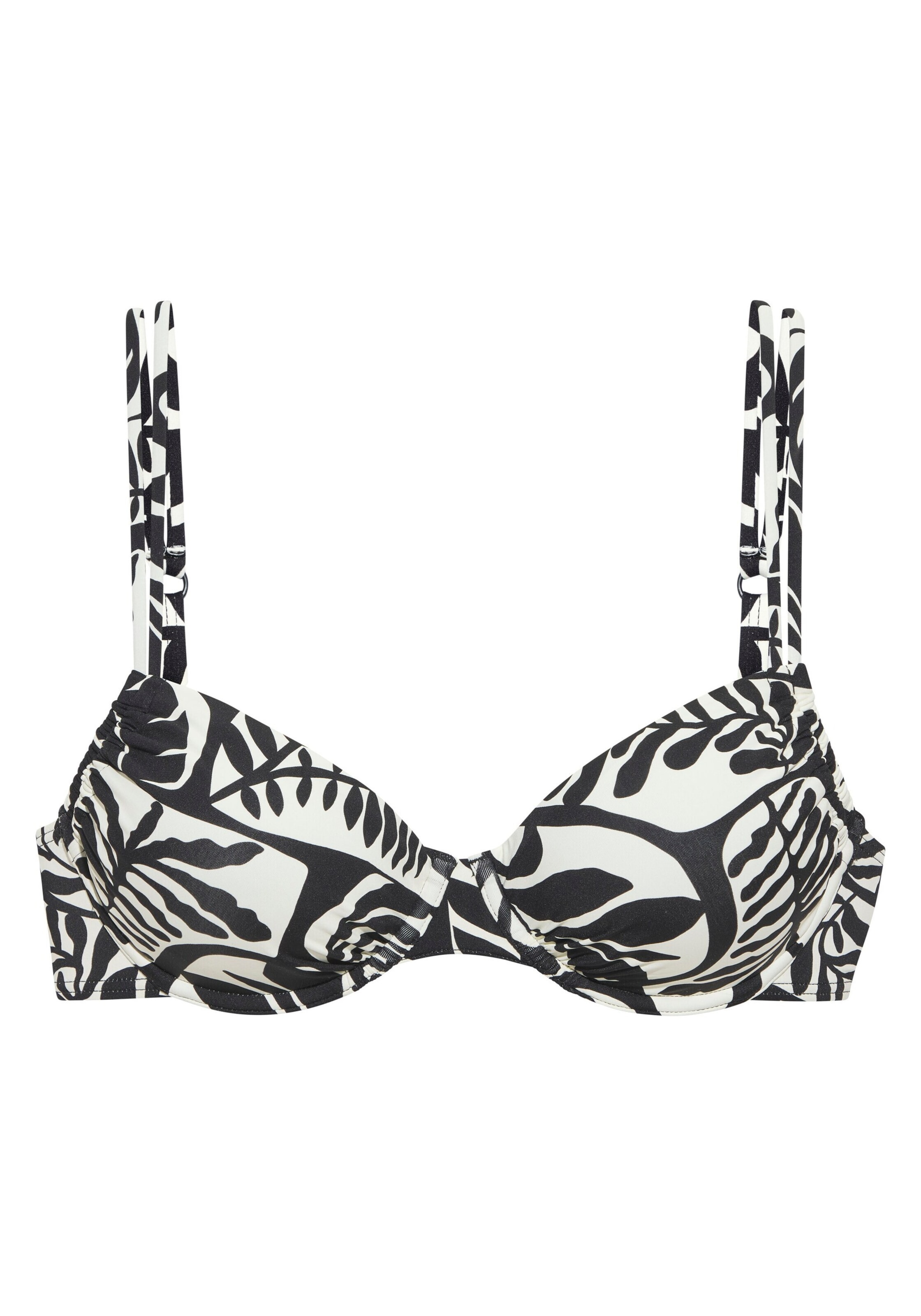 BUFFALO - Clásico Top de bikini en beige: frente