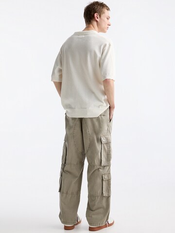 Loosefit Pantaloni cargo di Pull&Bear in grigio