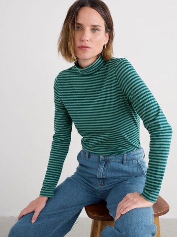 Seasalt Cornwall Shirt 'Landing' in Groen: voorkant