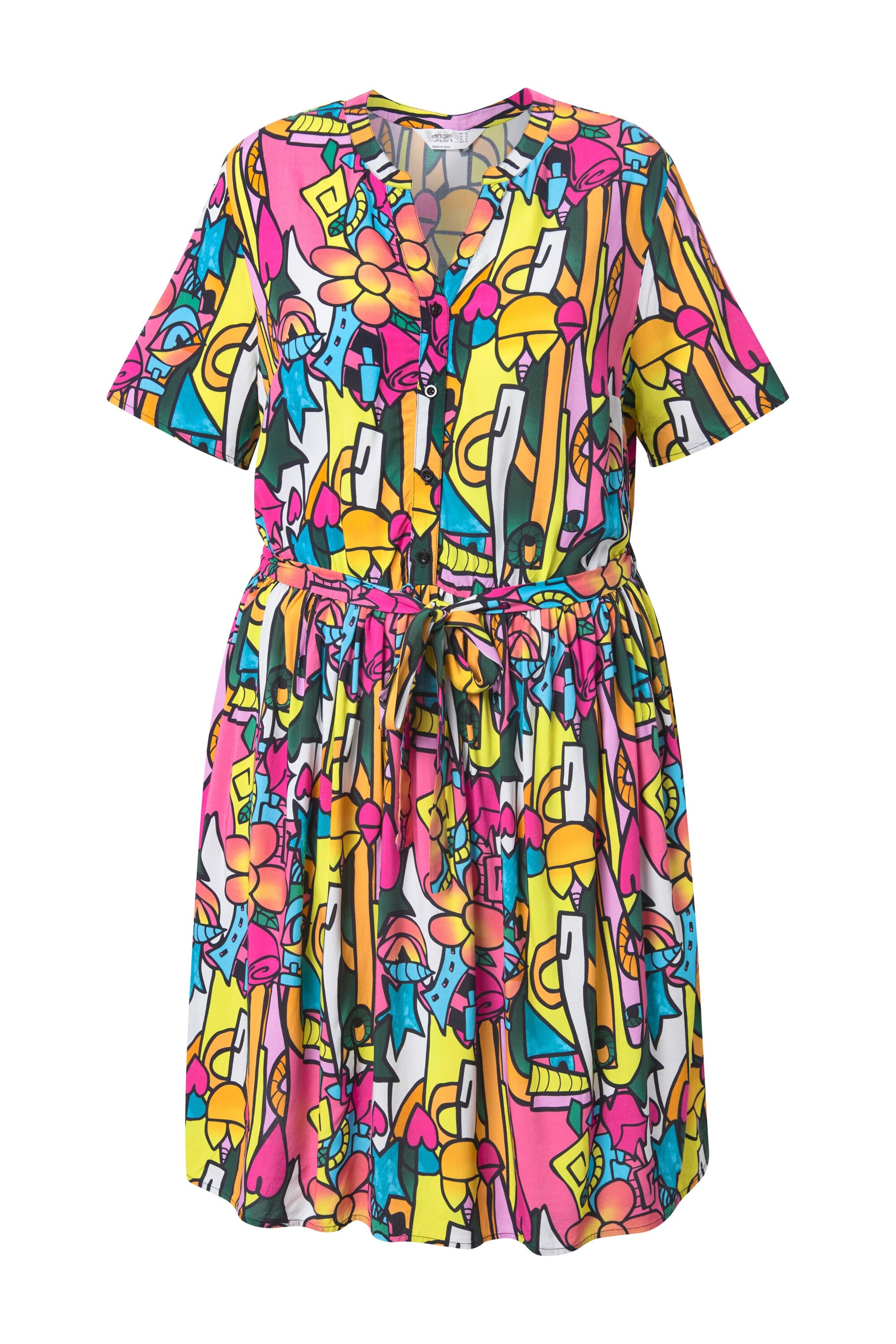 Angel of Style Jurk in Gemengde kleuren: voorkant