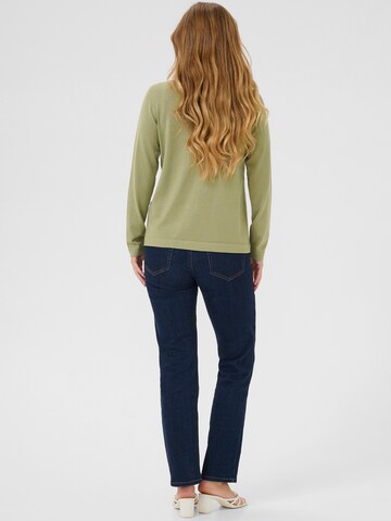 Kaffe Knit Cardigan 'KAfenia' in Green