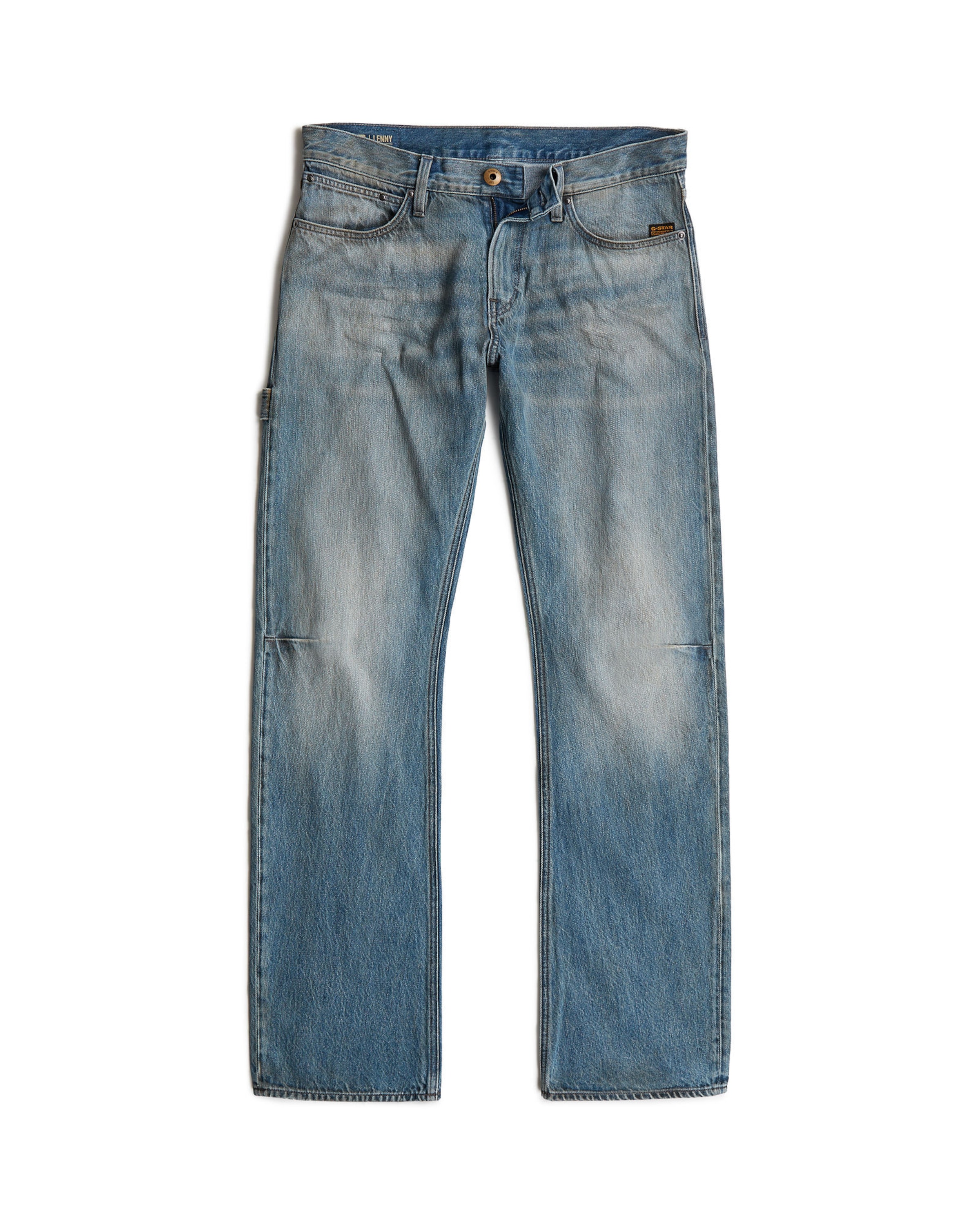 G-STAR Bootcut Jeans 'Lenney' in Blauw: voorkant