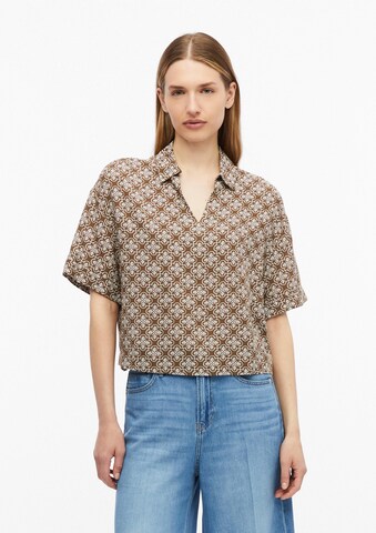 s.Oliver Bluse in Braun: Vorderseite