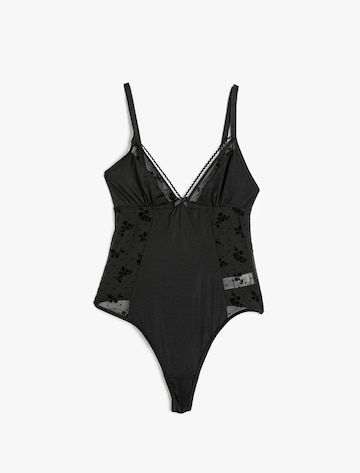 Koton Bodysuit in Black: front