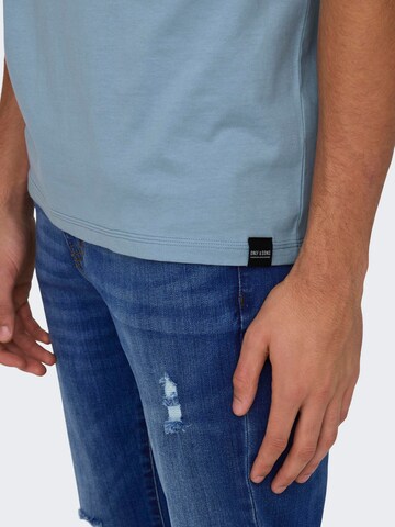 Tricou 'ONSMax' de la Only & Sons pe albastru
