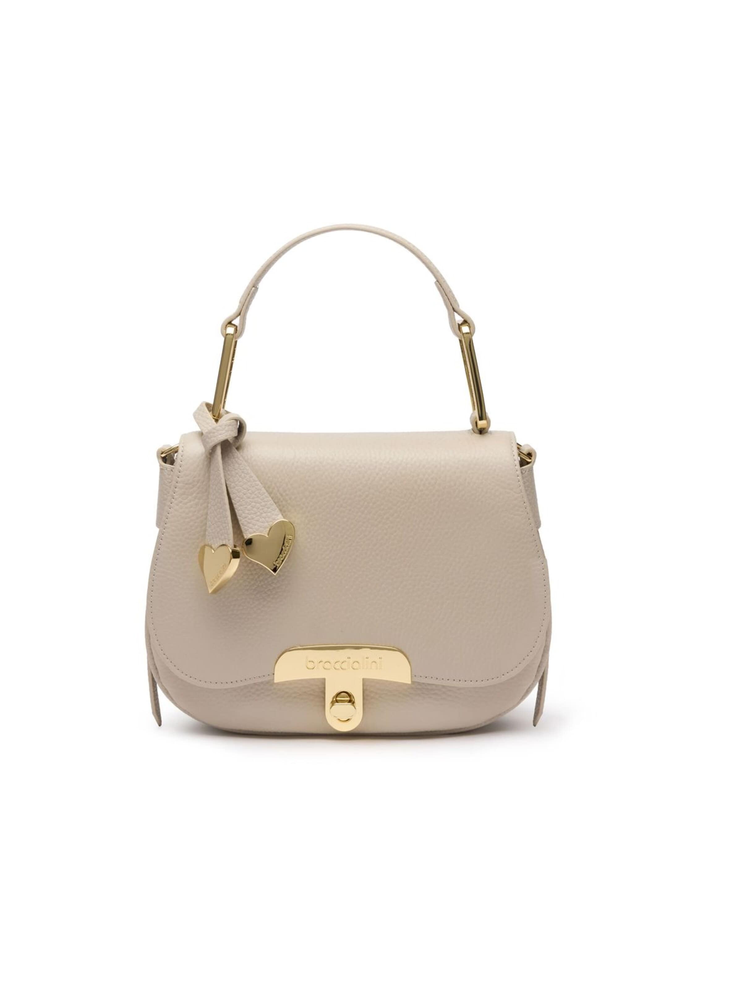 Borsa a mano 'Michelle' di Braccialini in grigio: frontale