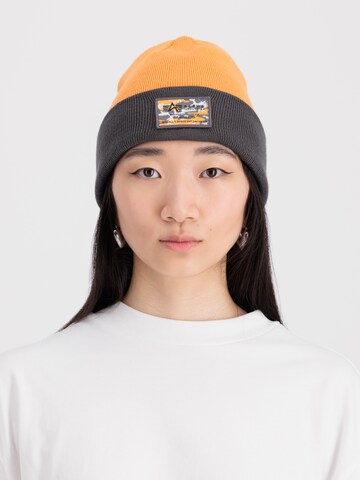 ALPHA INDUSTRIES - Gorros em laranja: frente