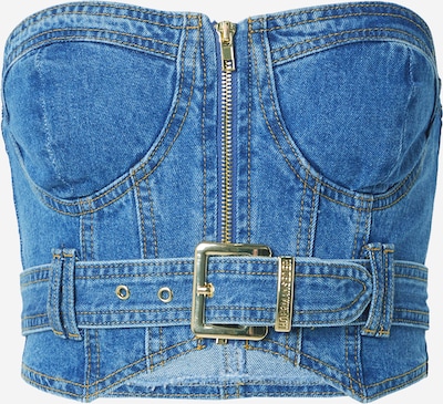 Hoermanseder x About You Top 'Ashley' in Blue denim, Item view