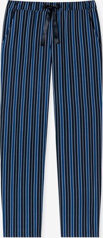 SCHIESSER Pajama Pants ' Mix & Relax ' in Blue: front