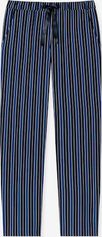 SCHIESSER Pajama Pants ' Mix & Relax ' in Blue: front