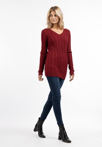 Pull-over usha BLUE LABEL en rouge