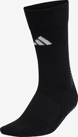 ADIDAS PERFORMANCE - Meias de desporto 'Grip' em preto: frente