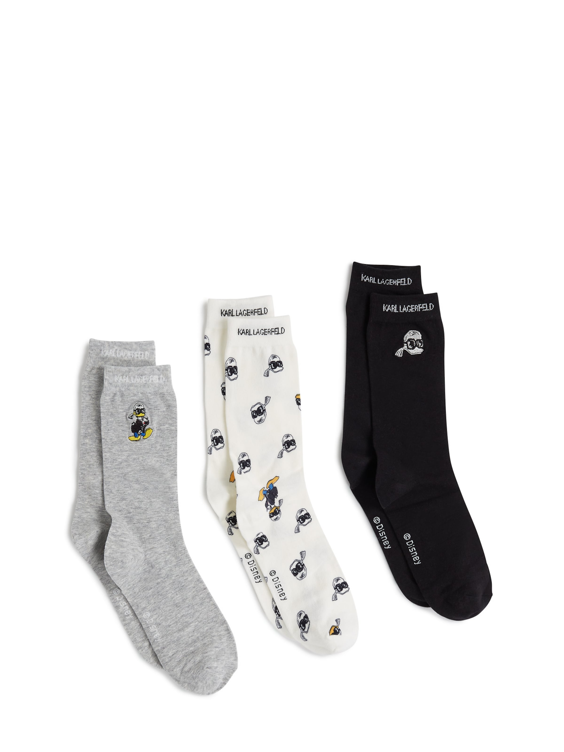 Karl Lagerfeld Κάλτσες 'Disney X Print' σε γκρι