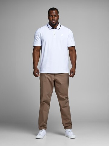 smėlio Jack & Jones Plus Prigludęs „Chino“ stiliaus kelnės 'JJIMARCO'