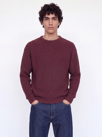 JJ Rebel Sweater 'JREBLOGAN' in Red: front