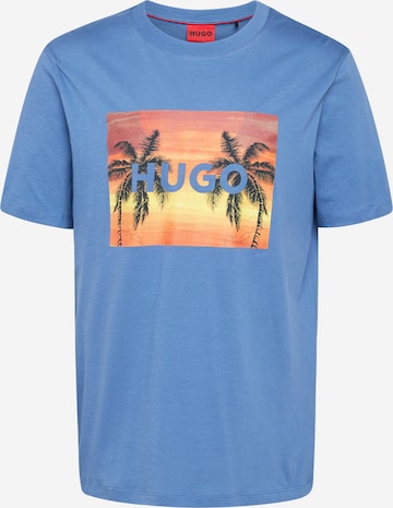 HUGO Red T-Shirt 'Dulive' in Blau: predná strana