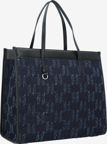Karl Lagerfeld Ročna torbica 'Skuare' | modra barva