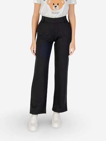 regular Pantaloni 'ONLPOPTRASH LIFE MW STRAIGHT PNT NOOS 15341829' di ONLY in nero