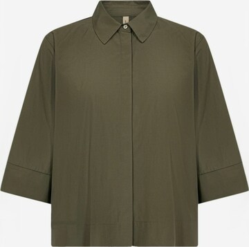 Soyaconcept Shirt ' SC-NETTI ' in Groen: voorkant