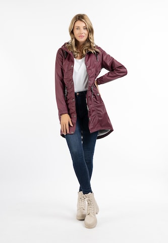 Manteau fonctionnel Usha en rouge