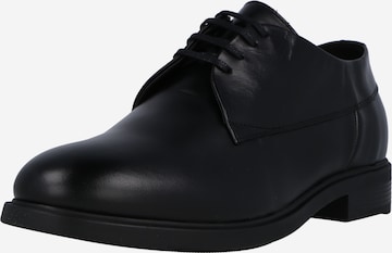 Pantofi cu șireturi de la Shoe The Bear pe negru: față