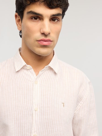 Trussardi Regular fit Button Up Shirt in Beige