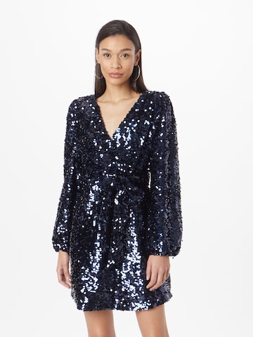 Robe de cocktail Dorothy Perkins en bleu : devant