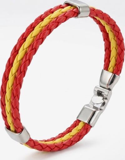 Nemomatheo Armband 'Armband Tifoso Spanien – Geflochtenes Leder Fan Armband' in 18-23 cm in mischfarben, Produktansicht