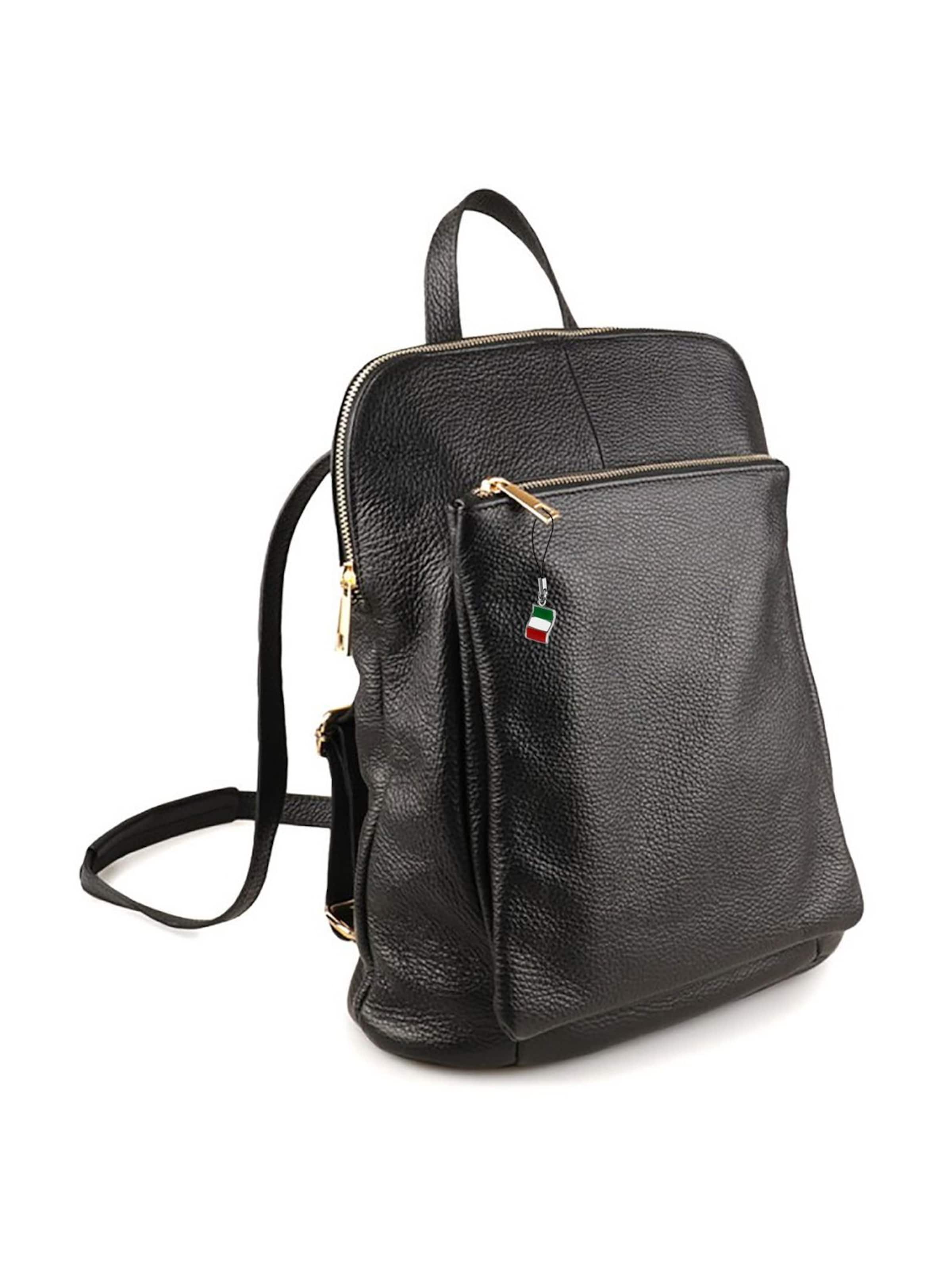 Florence Backpack in Black: front