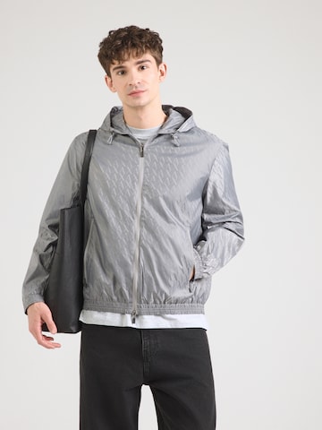ARMANI EXCHANGE Φθινοπωρινό και ανοιξιάτικο μπουφάν σε γκρι: μπροστά