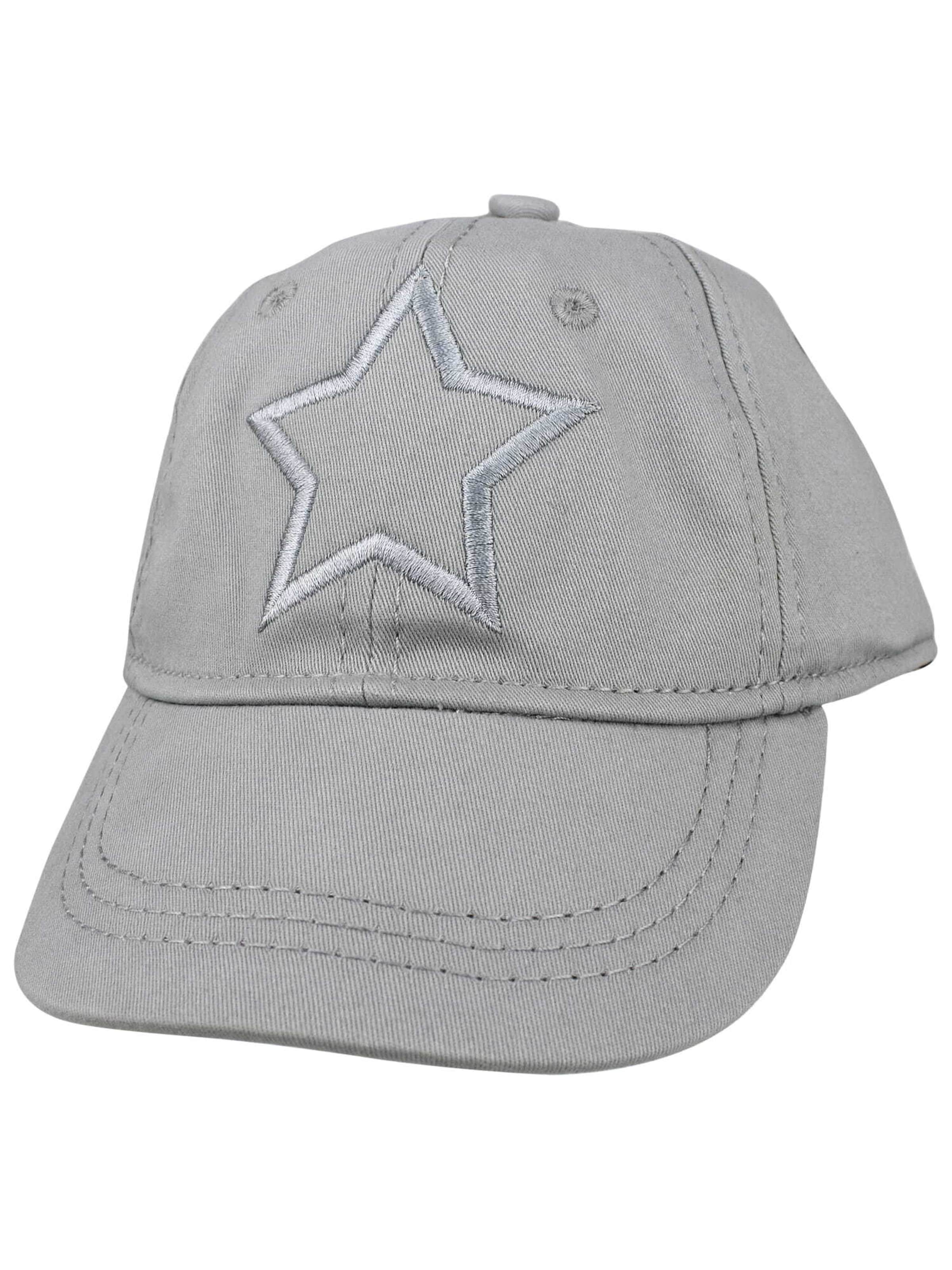 Villervalla Basecap in Grau: Vorderseite