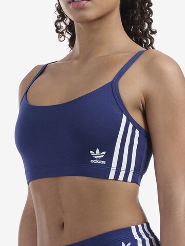 ADIDAS ORIGINALS Bralette Bra ' Scoop Originals ' in Blue