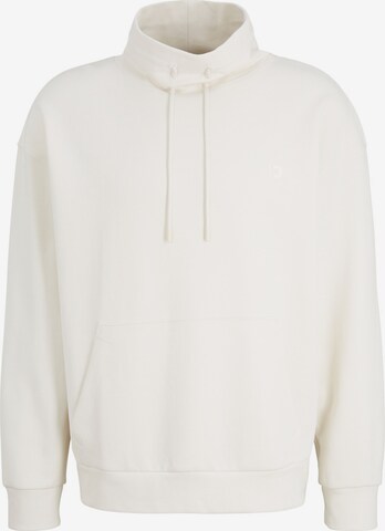 TOM TAILOR DENIM Sweatshirt in Beige: voorkant