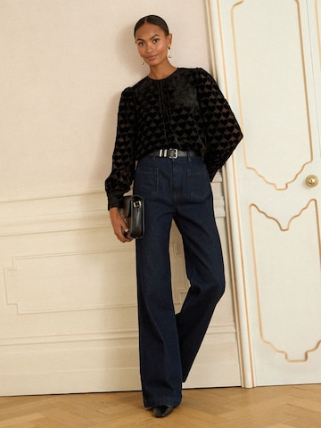 love & roses Bluzka w kolorze czarny