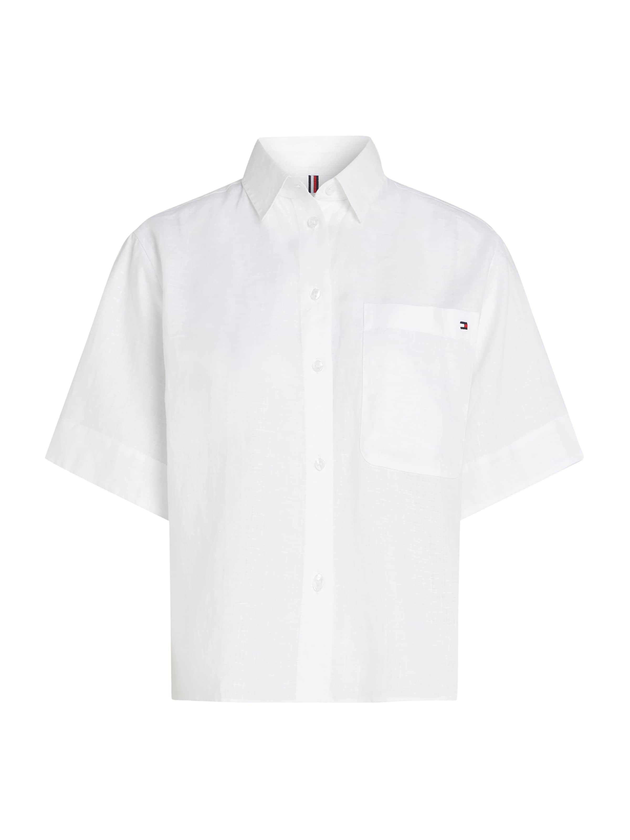 Bluză 'Ess' de la TOMMY HILFIGER pe alb: față