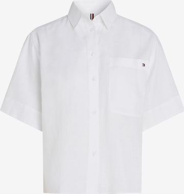 TOMMY HILFIGER Bluse 'Ess' in Weiß: Vorderseite