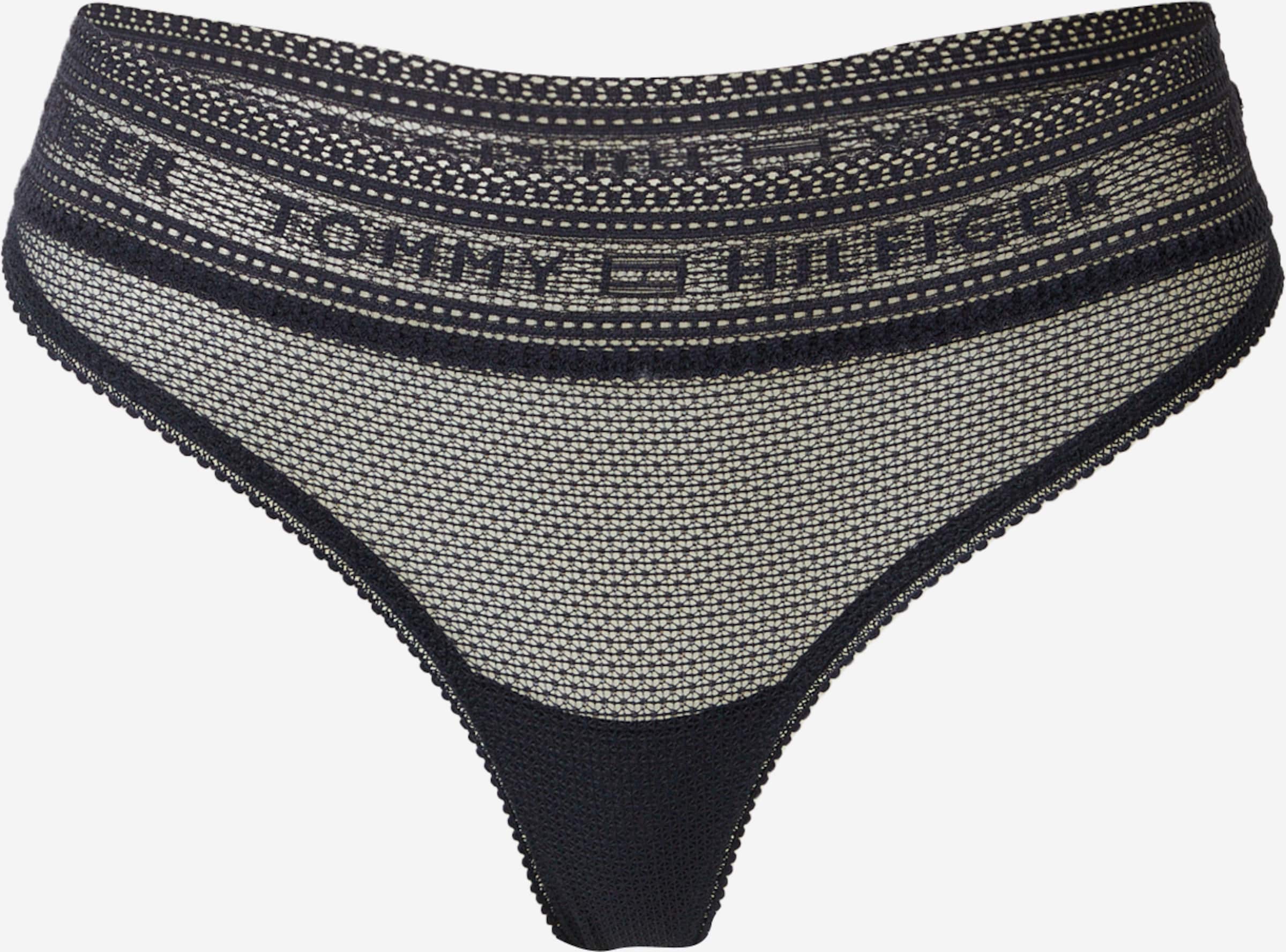 Tommy Hilfiger Underwear Thong in Marine Blue
