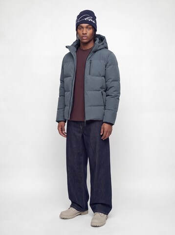 JACK & JONES Winter Jacket 'JJEBECKS' in Grey