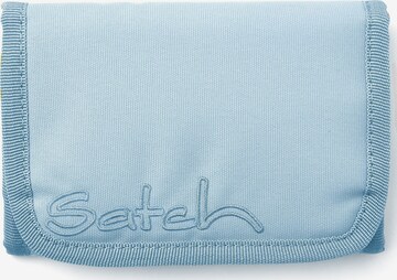 Satch Wallet in Blue: front