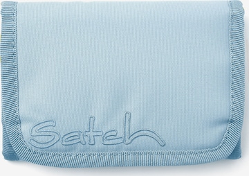 Satch Wallet in Blue: front