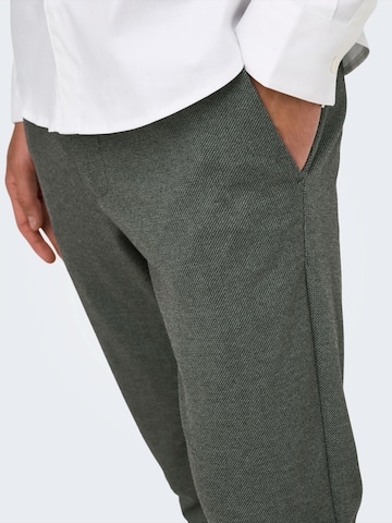 žalia Only & Sons Prigludęs Kelnės 'ONSMark'