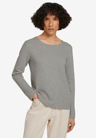 TOM TAILOR Pullover in Grau: predná strana