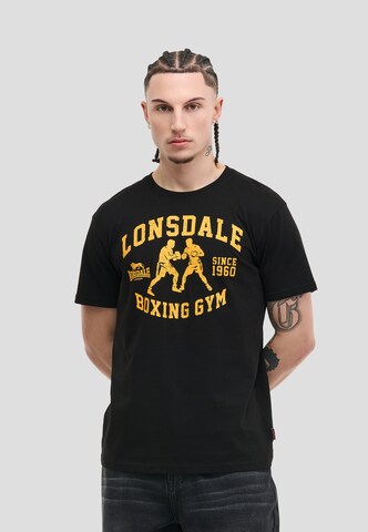 LONSDALE Paita 'Thewles' värissä musta: etupuoli